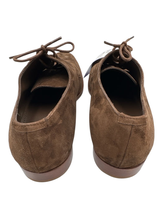 Mansur Gavriel Shoe Size 38 Brown Suede Lace Up Loafers Brown / 38