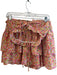 Mumu Size S Pink & Multi Polyester Elastic Waist Floral Print Cropped Skirt Pink & Multi / S