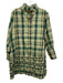 Tuckernuck Size Large Green, Yellow, Pink Polyester Long Sleeve Plaid Dress Green, Yellow, Pink / Large