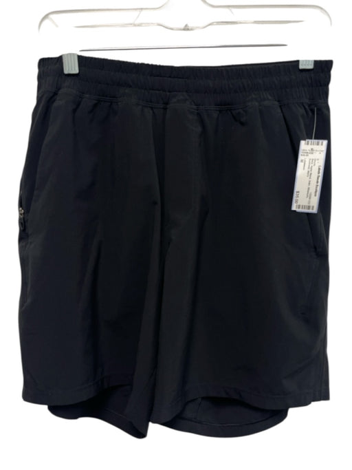 Lululemon Size M Black Nylon Blend Solid Athleisure Men's Shorts Black / M