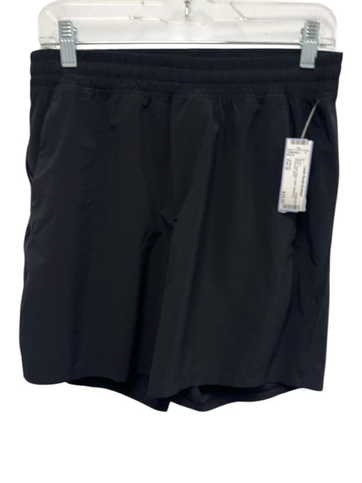 Lululemon Size Est M Black Nylon Blend Solid Athleisure Men's Shorts Black / Est M