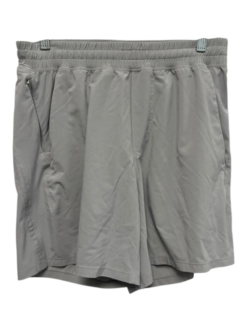 Lululemon Size M Light Gray Nylon Blend Solid Athleisure Men's Shorts Light Gray / M
