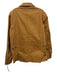 Onward Reserve Size S Brown Cotton Solid Zipper Men's Jacket Brown / S