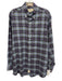 Onward Reserve Size S Blue & Green Cotton Plaid Button Down Long Sleeve Shirt Blue & Green / S