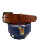 Smathers & Branson Blue & Multi Synthetic Men's Belt Blue & Multi