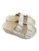 Shu Shop Shoe Size 7 1/2 Taupe Manmade Material Platform Slide Open Toe Shoes Taupe / 7 1/2