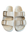 Shu Shop Shoe Size 7 1/2 Taupe Manmade Material Platform Slide Open Toe Shoes Taupe / 7 1/2