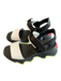 Sorel Shoe Size 7.5 Black & Green Manmade Material Platform Velcro Ankle Shoes Black & Green / 7.5