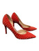 Sam Edelman Shoe Size 8 Red Suede Spike Detail Stiletto Pointed Toe Pump Shoes Red / 8