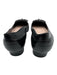 Chanel Shoe Size 38 Black Leather Pointed Toe Quilted Interlocking CC Pumps Black / 38