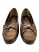 Chanel Shoe Size 37 Bronze brown Leather Round Toe Quilted Toe Cap Flats Bronze brown / 37