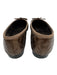 Chanel Shoe Size 37 Bronze brown Leather Round Toe Quilted Toe Cap Flats Bronze brown / 37