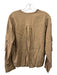 Nude Size 40 light brown Viscose keyhole front Long Sleeve Top light brown / 40