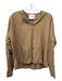 Nude Size 40 light brown Viscose keyhole front Long Sleeve Top light brown / 40