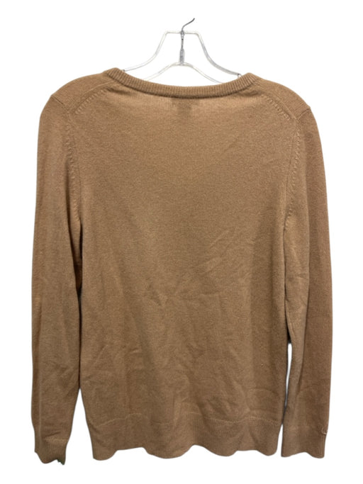 only mine Size M Light Brown Cashmere Long Sleeve V Neck Sweater Light Brown / M
