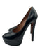 Alaia Shoe Size 37 Black Leather round toe Platform Stiletto Pumps Black / 37