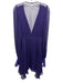 Thomas Wylde Size Est S Purple Missing Fabric Tag Semi Sheer Beaded V Neck Dress Purple / Est S