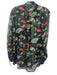 Equipment Femme Size S Black & Multi No Fabric Tag Long Sleeve Sheer Top Black & Multi / S