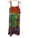 Farm Rio Size XS Red & Multi Cotton Botanical Bead Detail Sleeveless Dress Red & Multi / XS