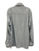 Zegna Size L White & Blue Cotton Striped Button up Men's Long Sleeve Shirt White & Blue / L