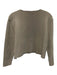 Sleeper Size M/L Beige Viscose & Polyester 3/4 Sleeve Buttons Knit Cardigan Beige / M/L