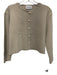 Sleeper Size M/L Beige Viscose & Polyester 3/4 Sleeve Buttons Knit Cardigan Beige / M/L