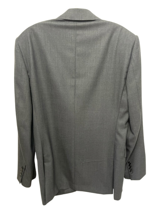 Ralph Lauren Black Dark Gray Wool Blend Plaid 2 Button Men's Blazer 38