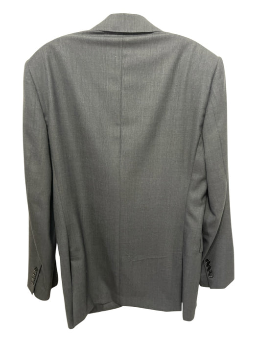 Ralph Lauren Black Dark Gray Wool Blend Plaid 2 Button Men's Blazer 38