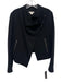 Helmut Lang Size M Black Viscose & Polyamide Buckle Zip Pockets Biker Jacket Black / M