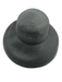 Eric Javits Black Straw Packable wide brim Hat Black / One Size