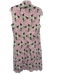 Giambattista Valli Size 44 / M Cream, Pink, Black Polyester Blend Floral Dress Cream, Pink, Black / 44 / M