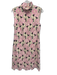 Giambattista Valli Size 44 / M Cream, Pink, Black Polyester Blend Floral Dress Cream, Pink, Black / 44 / M