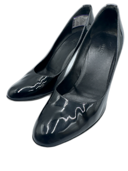 Gucci Shoe Size 11 Black Patent Leather Mid Heel Round Toe Pumps Black / 11