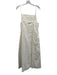Posse Size M/L White Cotton Sleeveless Spaghetti Strap Midi Pockets Dress White / M/L