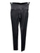 Spanx Size XS Black Nylon Blend Elastic Waist Solid Athletic Coated Leggings Black / XS