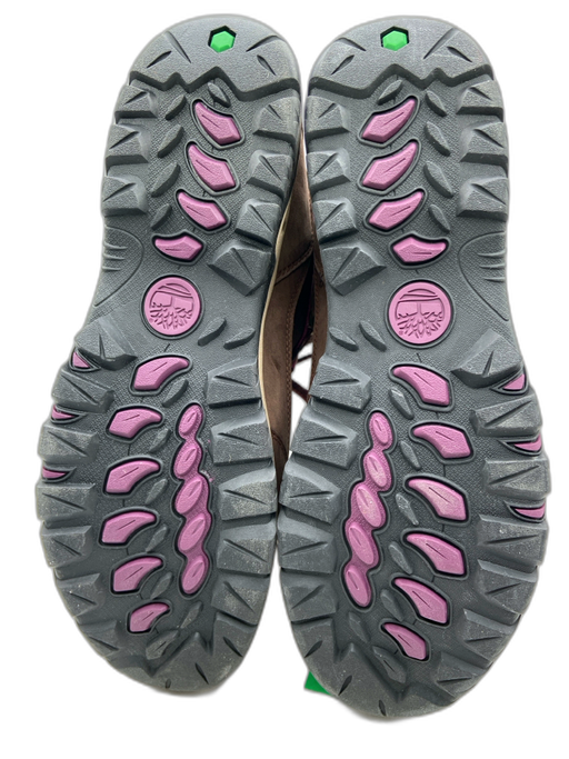 Timberland Shoe Size 10 Brown, Burgundy & Tan Leather Contrast Laces Booties Brown, Burgundy & Tan / 10