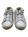 Golden Goose Shoe Size 40 White, Black & Silver Leather star Grommet Sneakers White, Black & Silver / 40