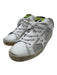 Golden Goose Shoe Size 40 White, Black & Silver Leather star Grommet Sneakers White, Black & Silver / 40