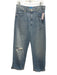 Mother Size 32 Light Wash Cotton Denim Zip Fly High Rise distressed Jeans Light Wash / 32