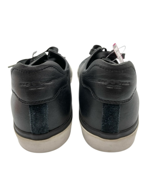 Rag & Bone Shoe Size 40 Black Leather Lace Up Rubber Sole Sneakers Black / 40