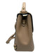 Made In Italy Beige Leather & Suede Fold Over Structured Satchel Bag Beige / Medium