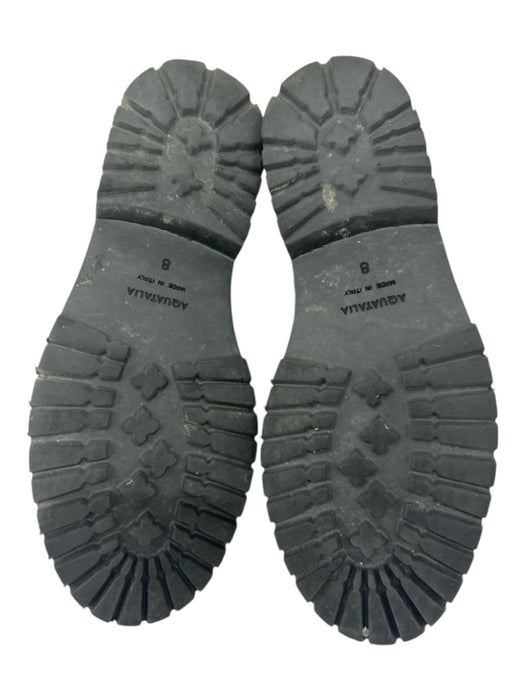 Aquatalia Shoe Size 8M Taupe Suede Zip Ankles Block Heel Rubber Outsole Boots Taupe / 8M