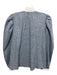 Alix of Bohemia Size M Blue & White Cotton Long Sleeve Puff Shoulder Striped Top Blue & White / M