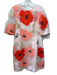 Lela Rose Size 12 Orange, Pink, Beige Polyester & Nylon Short Sleeve Dress Orange, Pink, Beige / 12