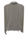 Jason Wu Size Small White Cotton Blend Long Sleeve Button Front Mixed Fabric Top White / Small