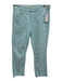 Mother Size 30 Light Blue Cotton Denim High Rise Straight Leg Crop Jeans Light Blue / 30