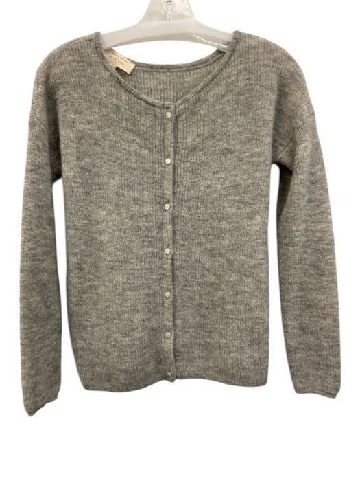 La maille sezane Size XXS Gray Mohair & Alpaca Cardigan Sweater Gray / XXS