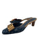 Louis Vuitton Shoe Size 40 Blue & Beige textile upper Monogram Denim Mules Blue & Beige / 40