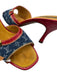 Louis Vuitton Shoe Size 41 Blue, Red & Tan textile upper Monogram Denim Sandals Blue, Red & Tan / 41