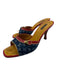 Louis Vuitton Shoe Size 41 Blue, Red & Tan textile upper Monogram Denim Sandals Blue, Red & Tan / 41